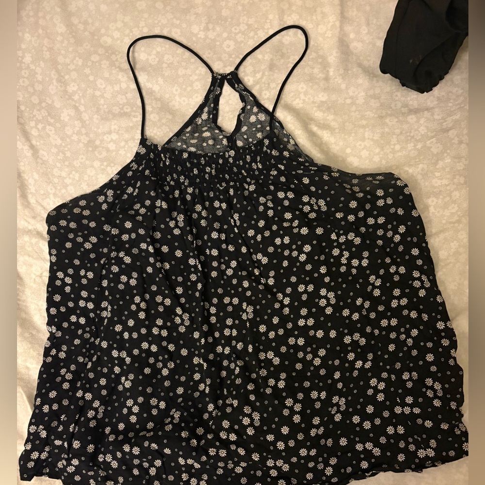 Black Floral Camisole